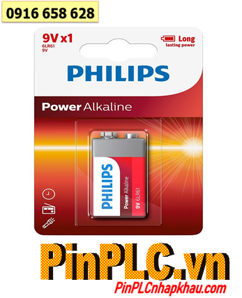 Pin Philips 6LR61P1B/97; Pin 9v Alkaline Philips 6LR61P1B/97 |HẾT HÀNG